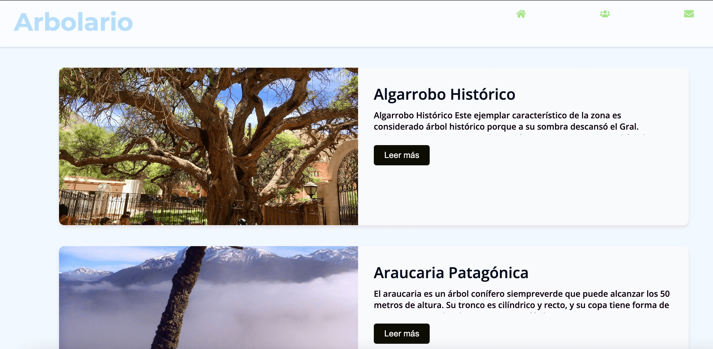 Información general Árboles